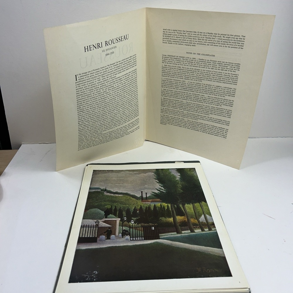 Henri Rousseau Skira Color Prints Colorplate Art Set Of 6 Printed In Switzerland - Picture 5 of 14